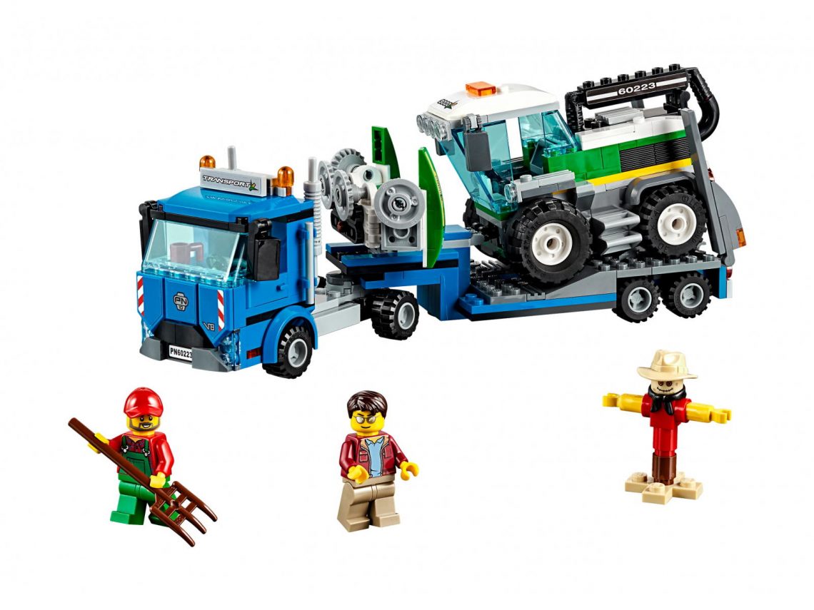 Najlepszy zestaw - Lego City transporter kombajnu.