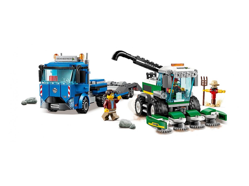 Koronkowa robota: Lego City transporter kombajnu.
