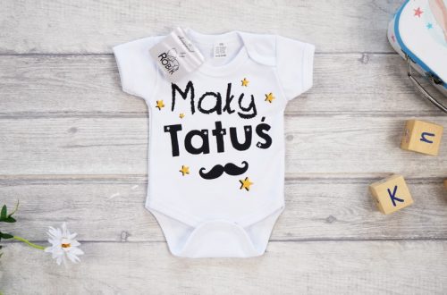 body niemowlęce mały tatuś